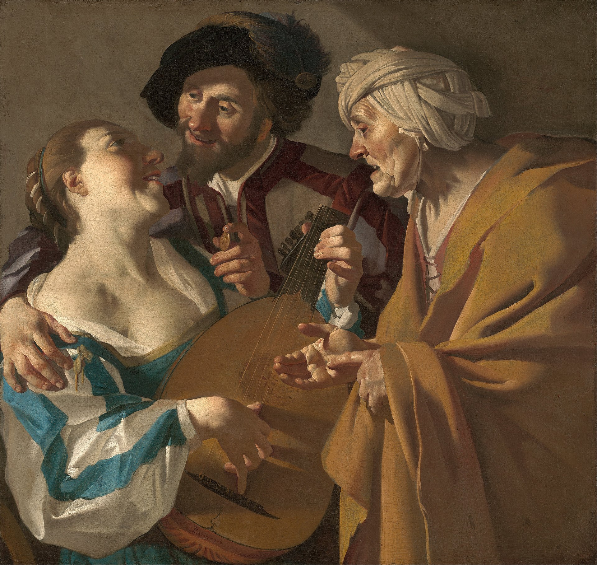 Dirck van Baburen, The Procuress, 1622