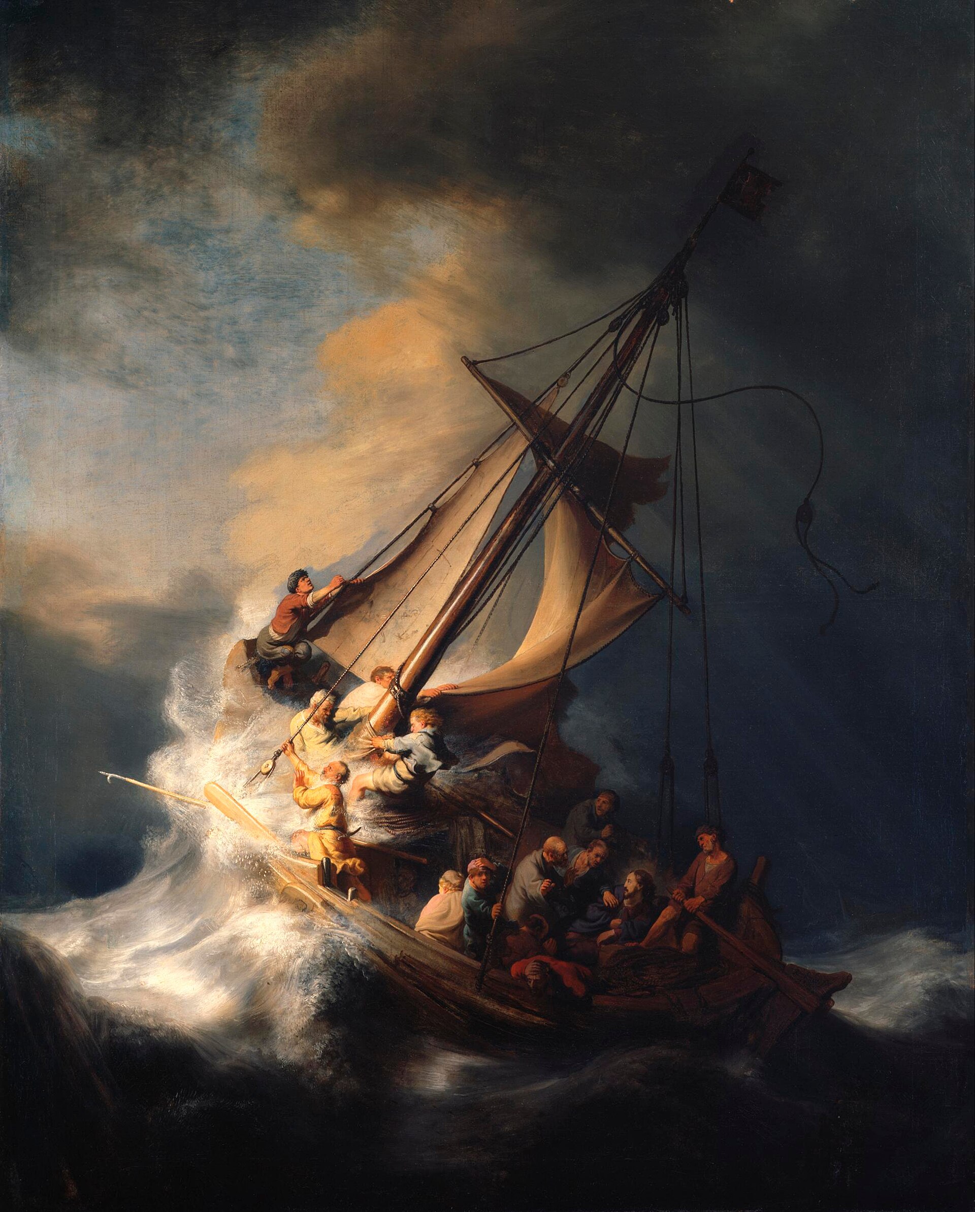Rembrandt, The Storm on the Sea of Galilee, 1633