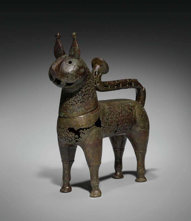 Feline Incense Burner, Khurasan, Seljuq period, 1150-1200