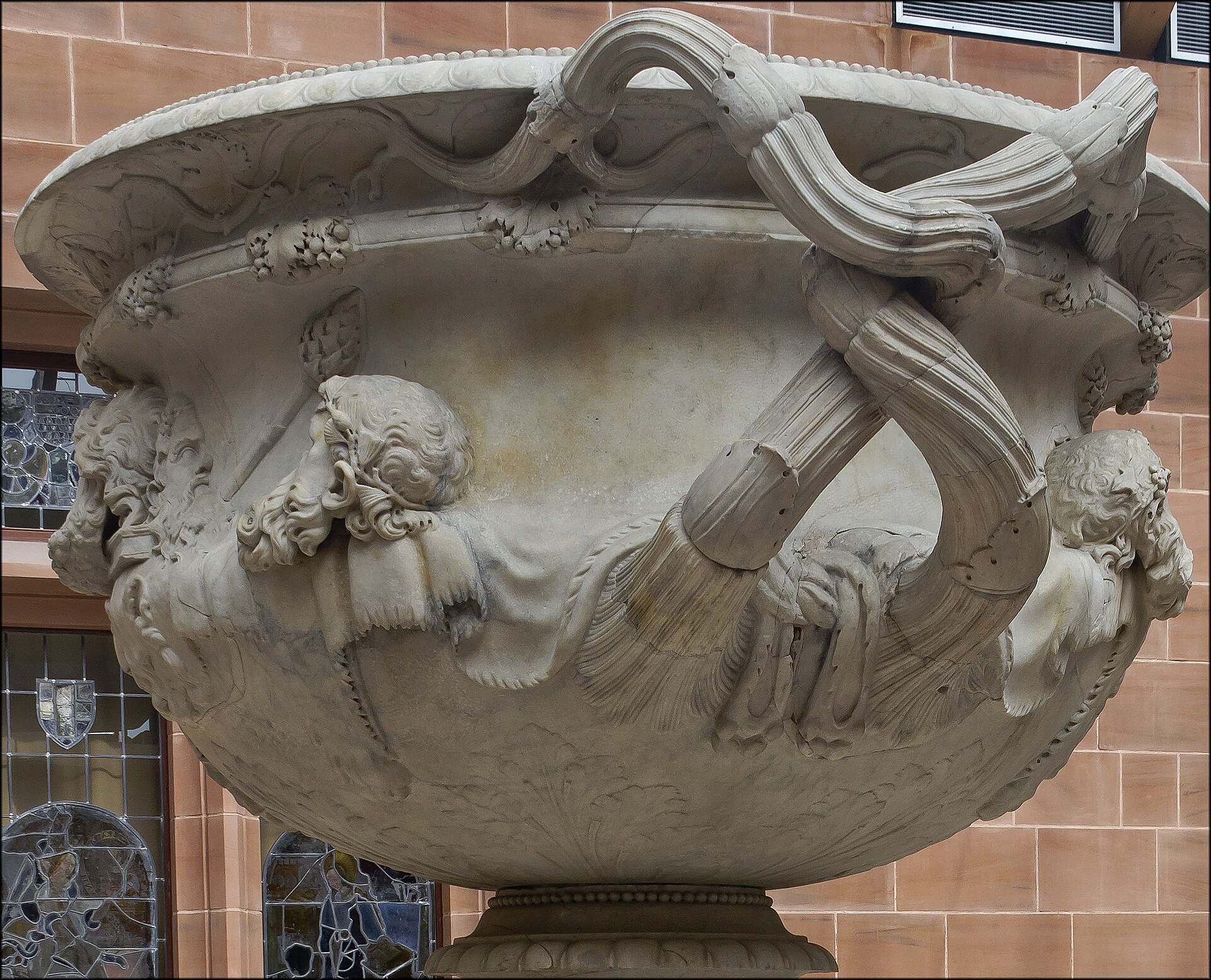 The Warwick Vase, side view