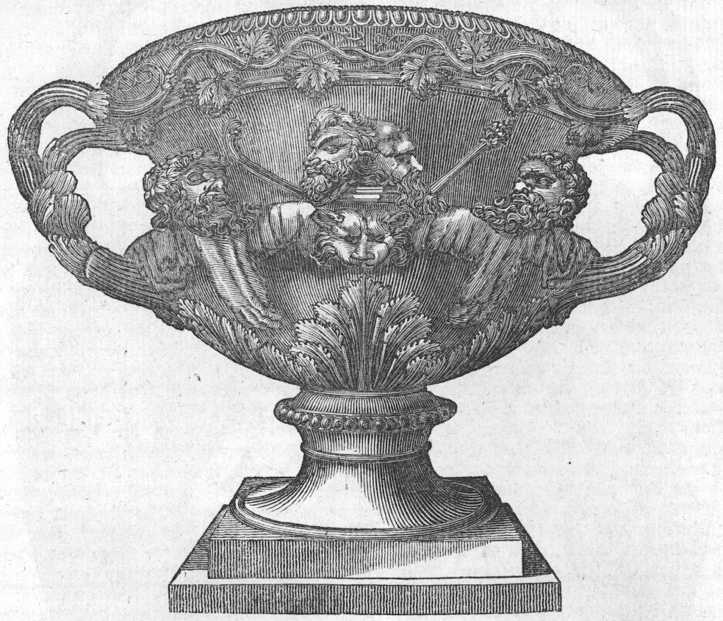 The Warwick Vase in the Bilder-Conversations-Lexikon, 1837