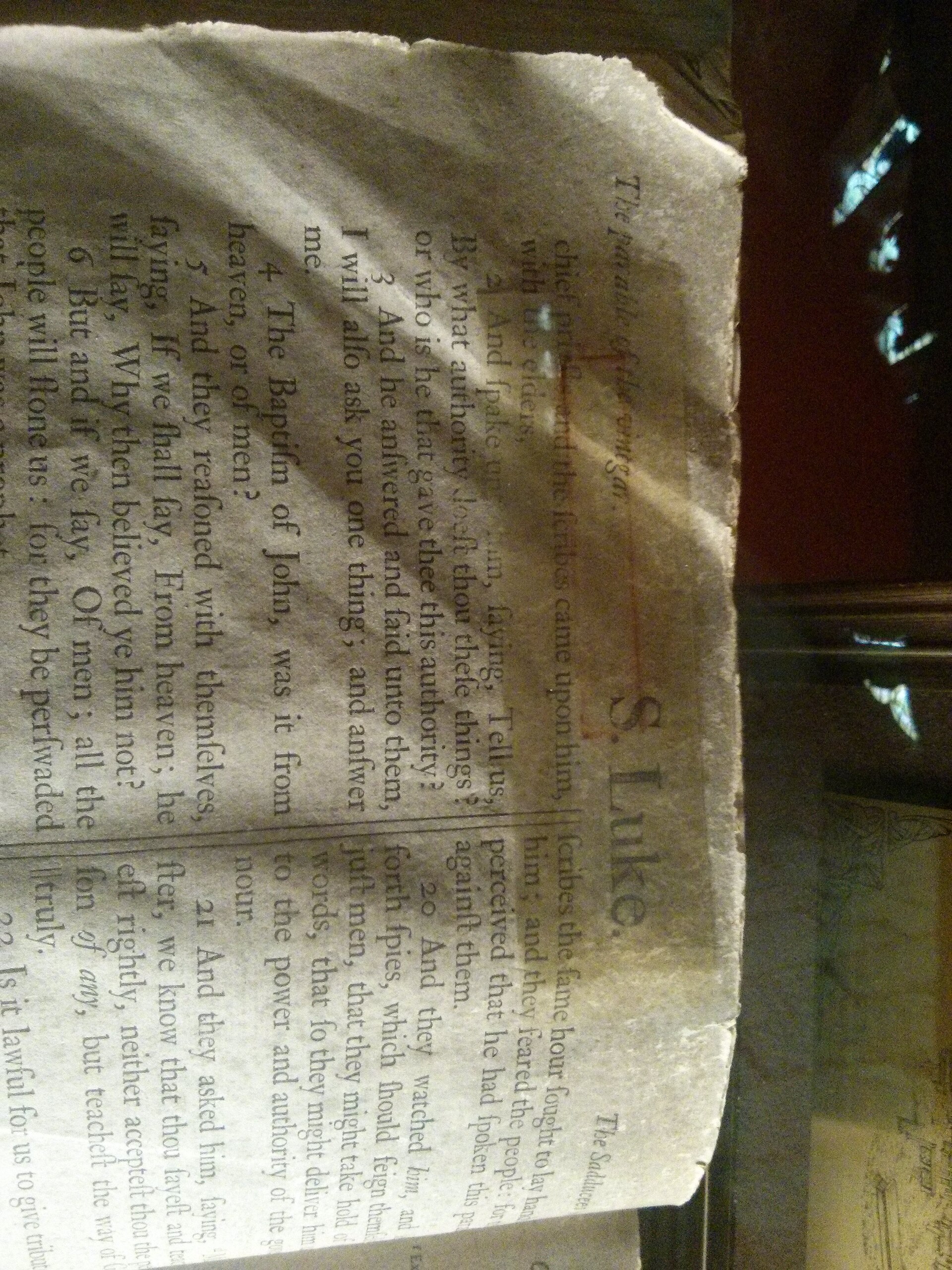 The Vinegar Bible, 1717