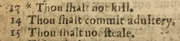 Exodus 20:14, Cambridge University Library BSS.201.C31.6