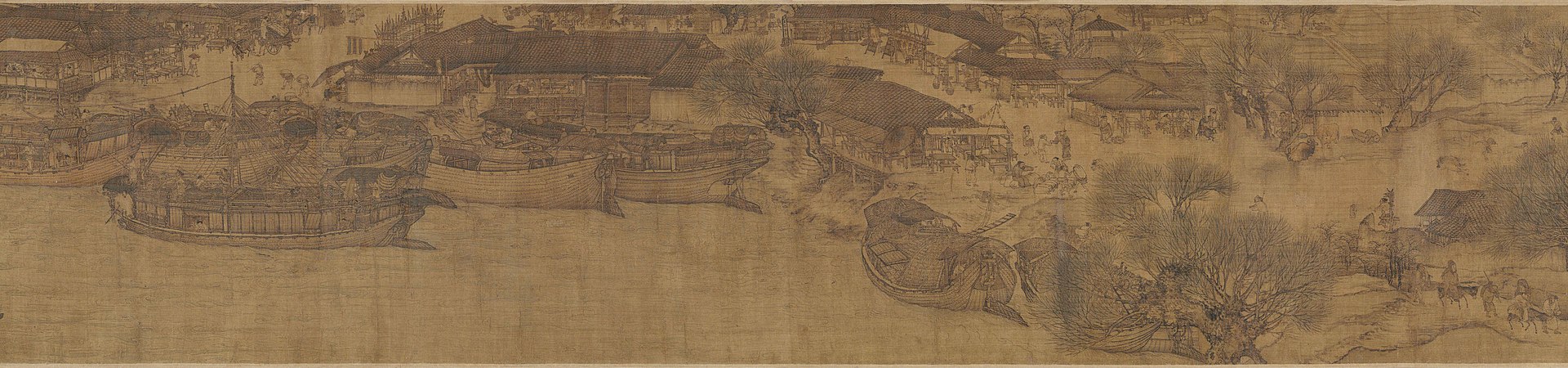 River traffic and willows